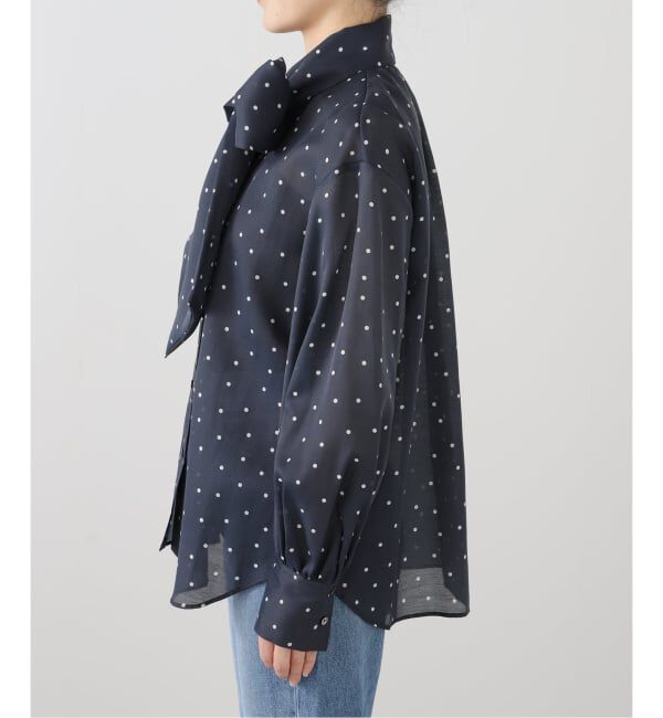 SLOBE IENA「《WEB限定/追加予約》ボウタイブラウス」|シャツ・ブラウス|