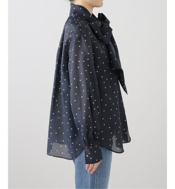 SLOBE IENA「《WEB限定/追加予約》ボウタイブラウス」|シャツ・ブラウス|