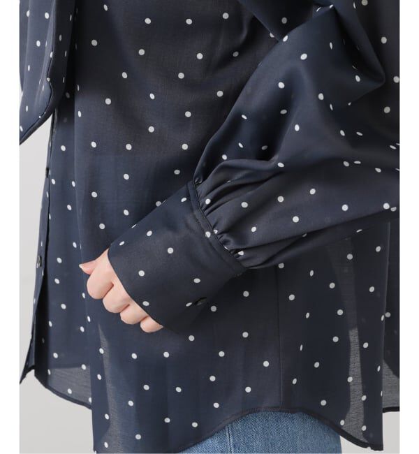 SLOBE IENA「《WEB限定/追加予約》ボウタイブラウス」|シャツ・ブラウス|