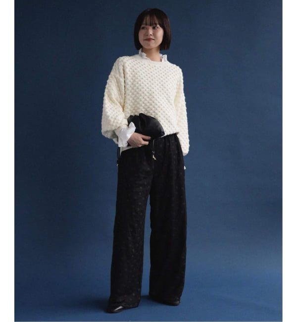 SLOBE IENA「《追加予約》タイプライターフリルブラウス」|シャツ・ブラウス|