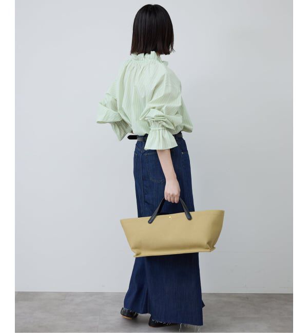 SLOBE IENA「《追加予約》タイプライターフリルブラウス」|シャツ・ブラウス|