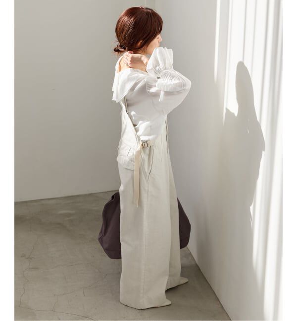 IENA「《予約》フリルピンタックブラウス」|シャツ・ブラウス|