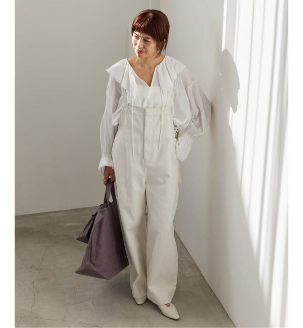 IENA「《予約》フリルピンタックブラウス」|シャツ・ブラウス|