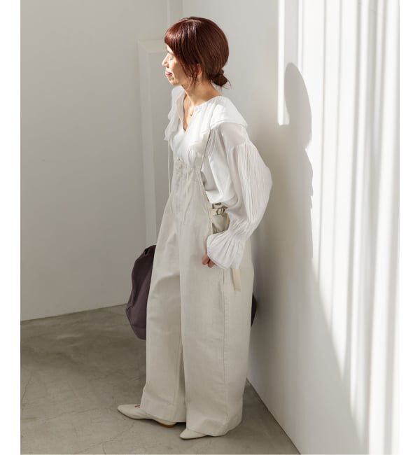 IENA「《予約》フリルピンタックブラウス」|シャツ・ブラウス|