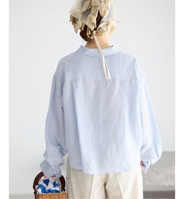 IENA「《WEB限定/追加3予約》ラミーリヨセルショートシャツ」|シャツ・ブラウス|