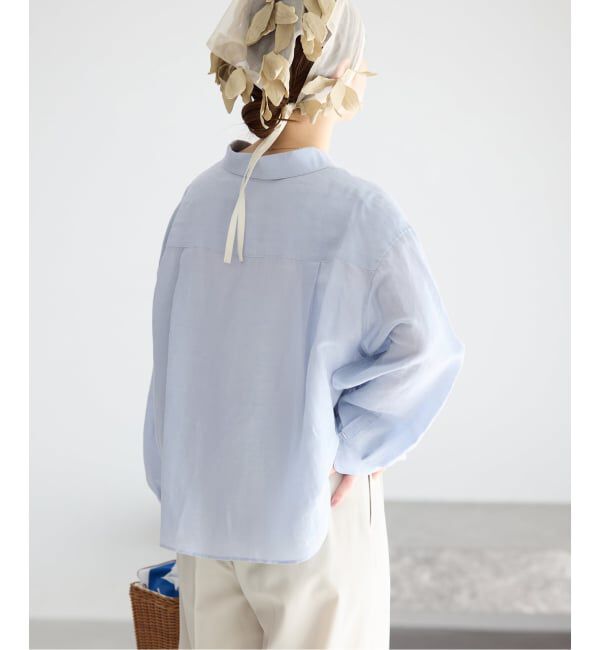 IENA「《WEB限定/追加3予約》ラミーリヨセルショートシャツ」|シャツ・ブラウス|