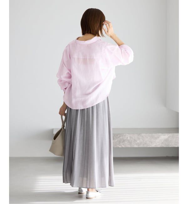 IENA「《WEB限定/追加3予約》ラミーリヨセルショートシャツ」|シャツ・ブラウス|