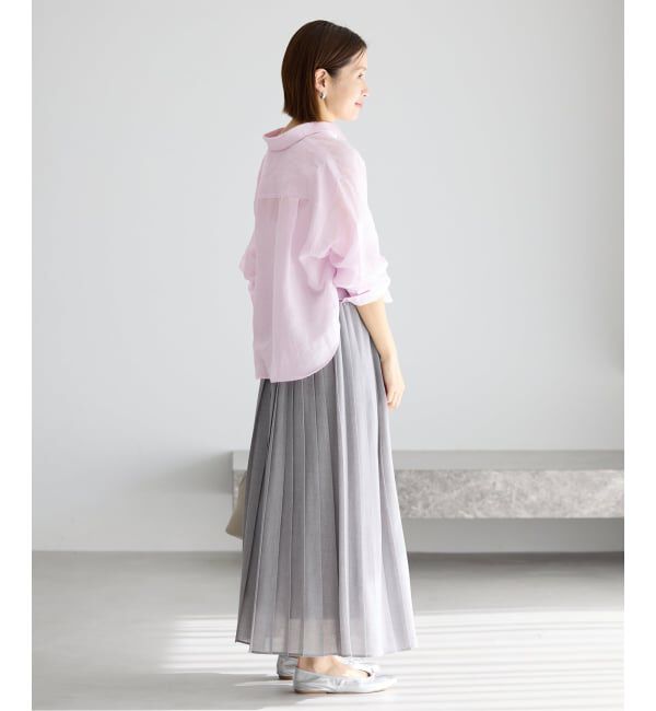 IENA「《WEB限定/追加3予約》ラミーリヨセルショートシャツ」|シャツ・ブラウス|