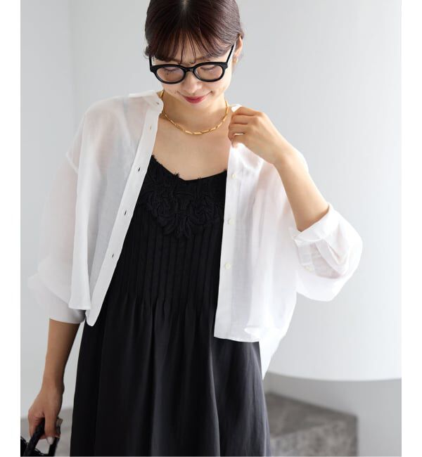 IENA「《WEB限定/追加3予約》ラミーリヨセルショートシャツ」|シャツ・ブラウス|