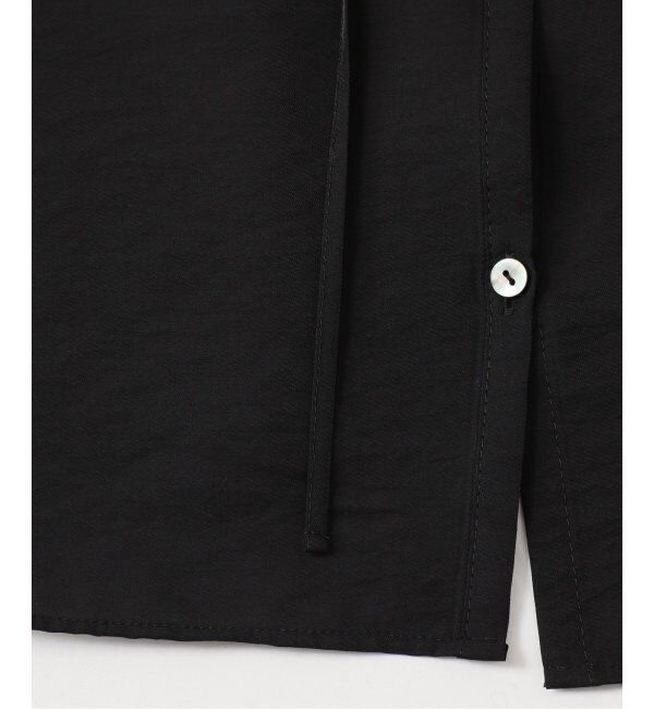 Spick and Span「≪追加2≫ハイブリットフリルカラーボリュームスリーブブラウス」|シャツ・ブラウス|