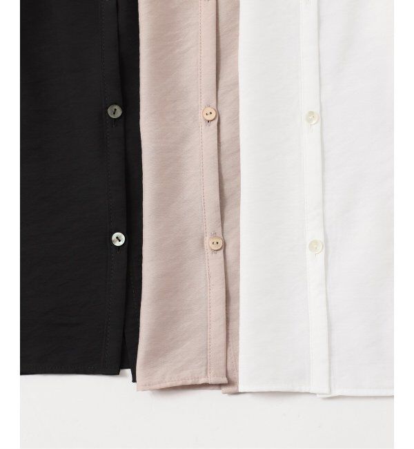 Spick and Span「≪追加2≫ハイブリットフリルカラーボリュームスリーブブラウス」|シャツ・ブラウス|