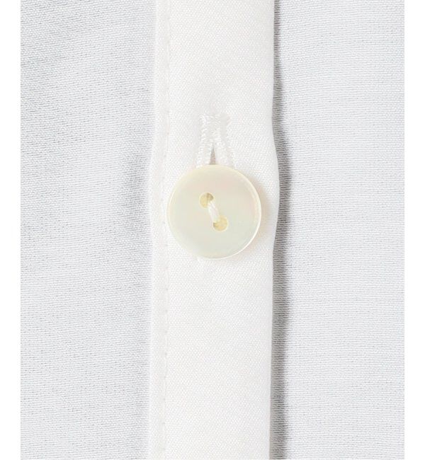 Spick and Span「≪追加2≫ハイブリットフリルカラーボリュームスリーブブラウス」|シャツ・ブラウス|