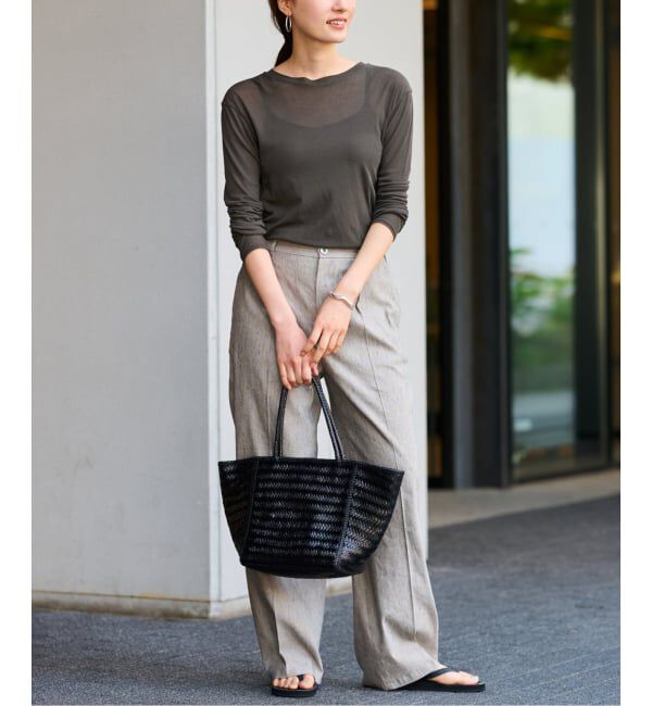 FRAMeWORK「≪追加≫HTシアーロングTee5」|Tシャツ・カットソー|