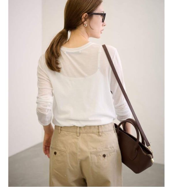 FRAMeWORK「≪追加≫HTシアーロングTee5」|Tシャツ・カットソー|