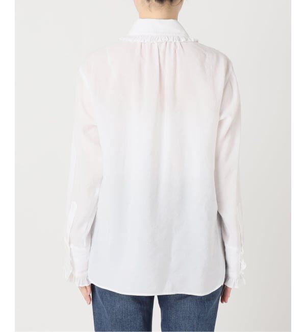 Spick and Span「《追加予約》フリルカラーブラウス」|シャツ・ブラウス|