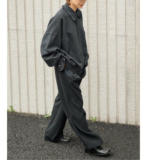 Spick and Span「《追加予約》フリルカラーブラウス」|シャツ・ブラウス|