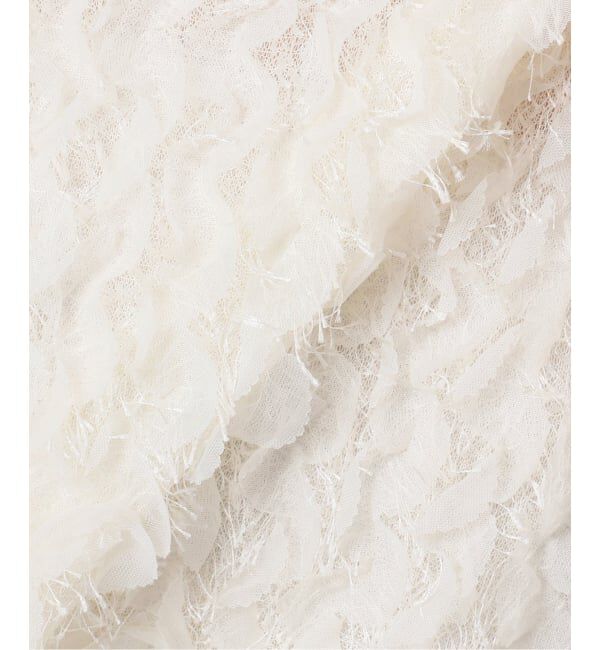 NOBLE「《予約》フェザーフリルハーフスリーブブラウス」|シャツ・ブラウス|