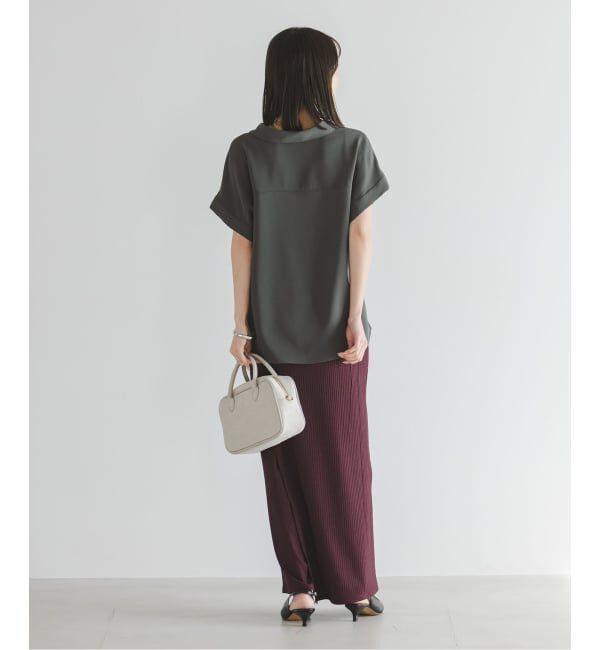 NOBLE「《予約》ワークディテールノースリブラウス」|シャツ・ブラウス|