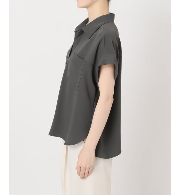 NOBLE「《予約》ワークディテールノースリブラウス」|シャツ・ブラウス|