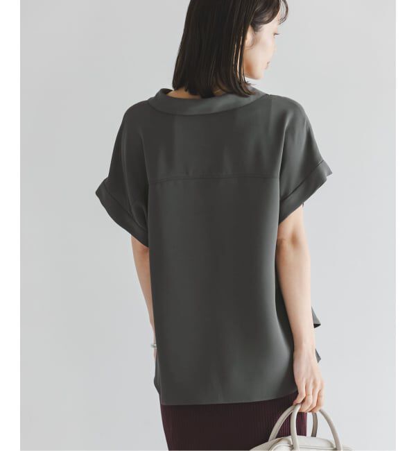 NOBLE「《予約》ワークディテールノースリブラウス」|シャツ・ブラウス|