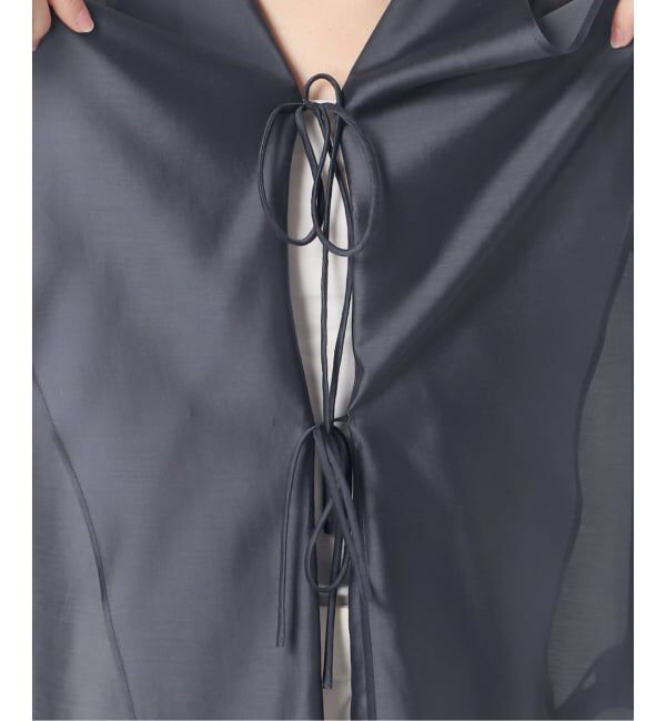 NOBLE「《予約》エアリーシアーフリルブラウス」|シャツ・ブラウス|