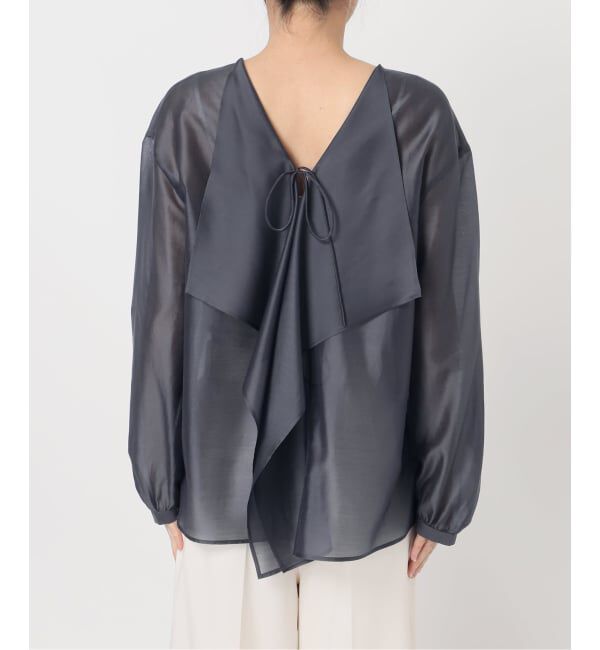 NOBLE「《予約》エアリーシアーフリルブラウス」|シャツ・ブラウス|