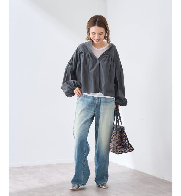 FRAMeWORK「≪予約≫ギャザーブラウス」|シャツ・ブラウス|