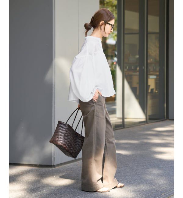 FRAMeWORK「≪予約≫ギャザーブラウス」|シャツ・ブラウス|