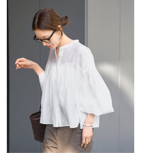 FRAMeWORK「≪予約≫ギャザーブラウス」|シャツ・ブラウス|