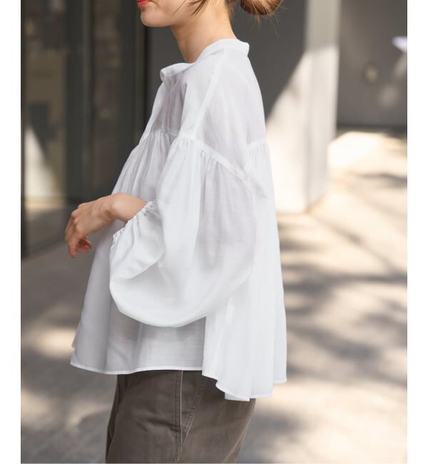 FRAMeWORK「≪予約≫ギャザーブラウス」|シャツ・ブラウス|