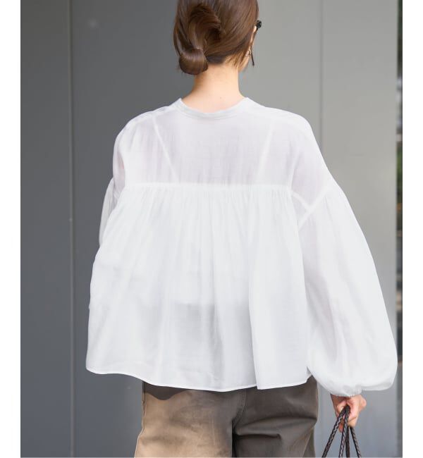 FRAMeWORK「≪予約≫ギャザーブラウス」|シャツ・ブラウス|