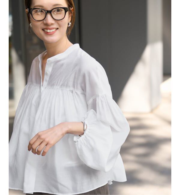 FRAMeWORK「≪予約≫ギャザーブラウス」|シャツ・ブラウス|