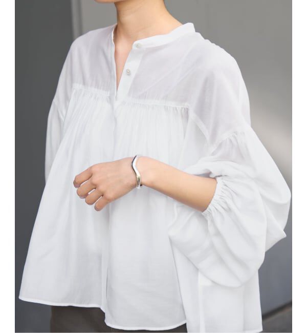 FRAMeWORK「≪予約≫ギャザーブラウス」|シャツ・ブラウス|