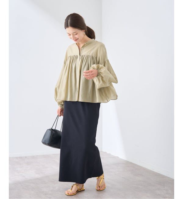 FRAMeWORK「≪予約≫ギャザーブラウス」|シャツ・ブラウス|