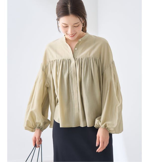 FRAMeWORK「≪予約≫ギャザーブラウス」|シャツ・ブラウス|