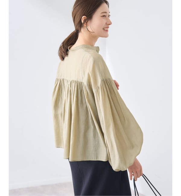 FRAMeWORK「≪予約≫ギャザーブラウス」|シャツ・ブラウス|