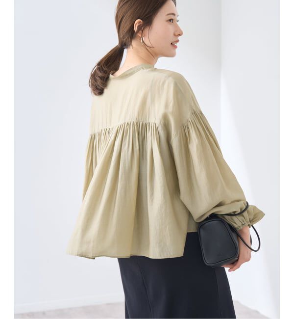 FRAMeWORK「≪予約≫ギャザーブラウス」|シャツ・ブラウス|