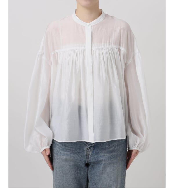 FRAMeWORK「≪予約≫ギャザーブラウス」|シャツ・ブラウス|