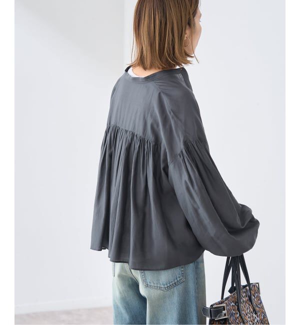 FRAMeWORK「≪予約≫ギャザーブラウス」|シャツ・ブラウス|