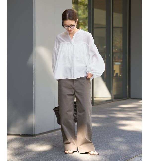 FRAMeWORK「≪予約≫ギャザーブラウス」|シャツ・ブラウス|