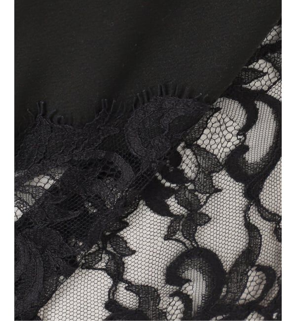 NOBLE「《予約》トリミングレースシアーブラウス」|シャツ・ブラウス|