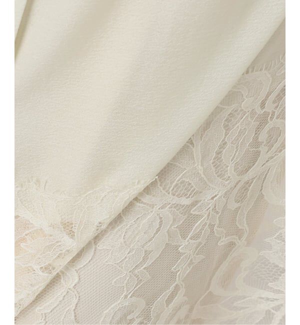 NOBLE「《予約》トリミングレースシアーブラウス」|シャツ・ブラウス|