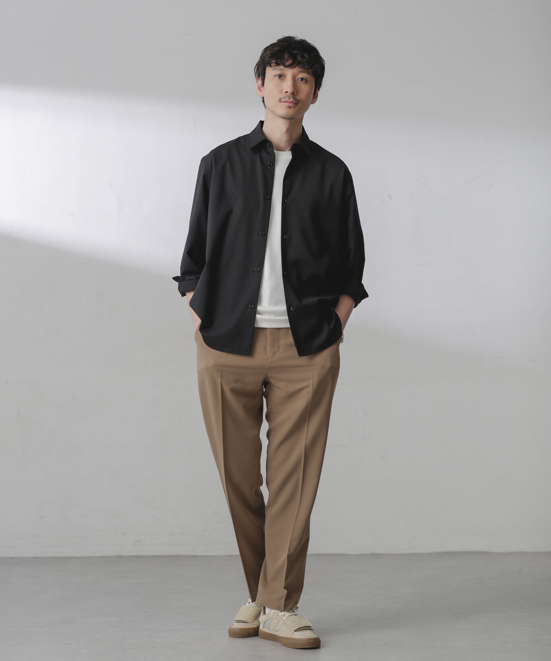 nano･universe「ALWAYS EASY ワンタックスラックス」|スラックス|