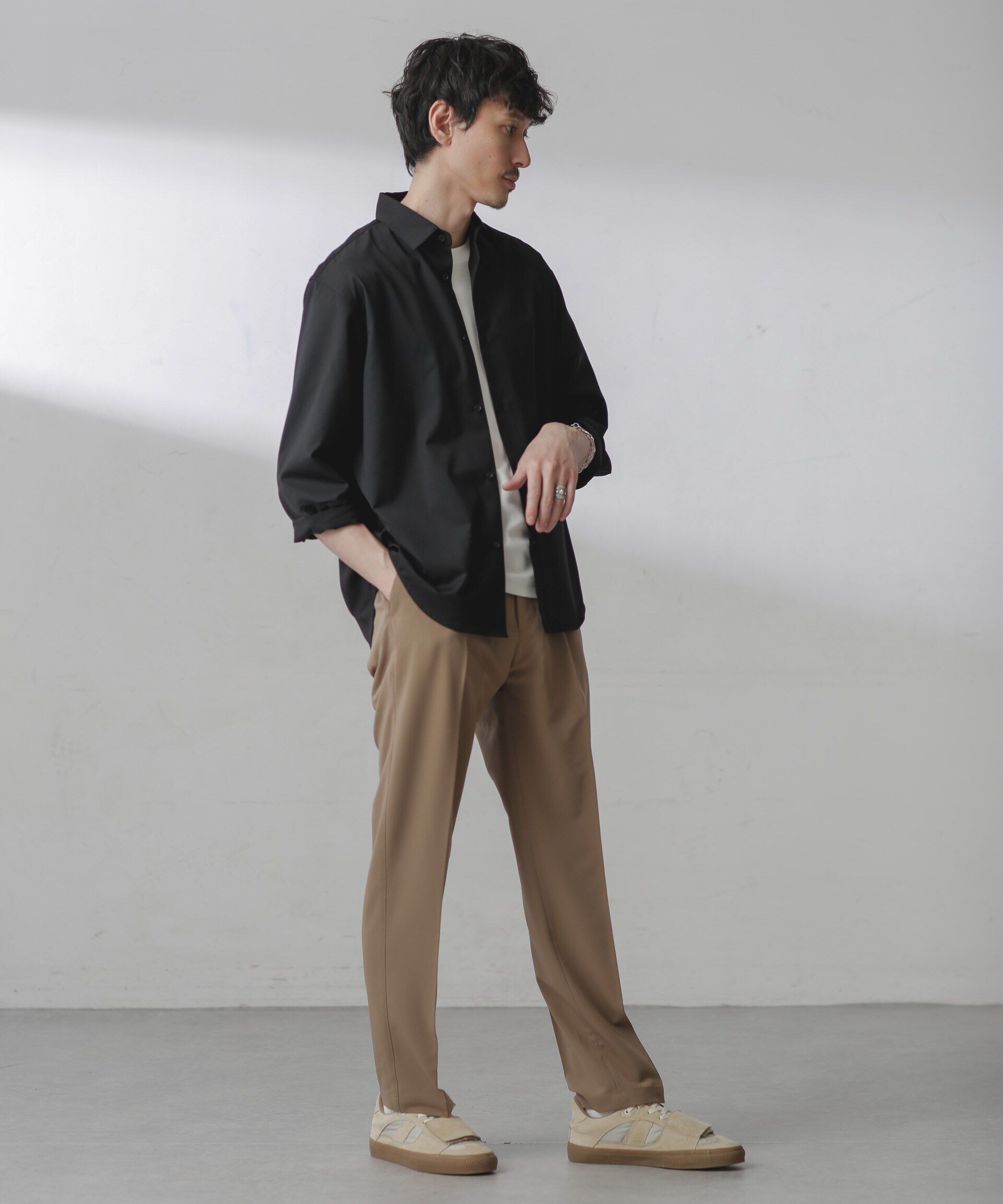 nano･universe「ALWAYS EASY ワンタックスラックス」|スラックス|