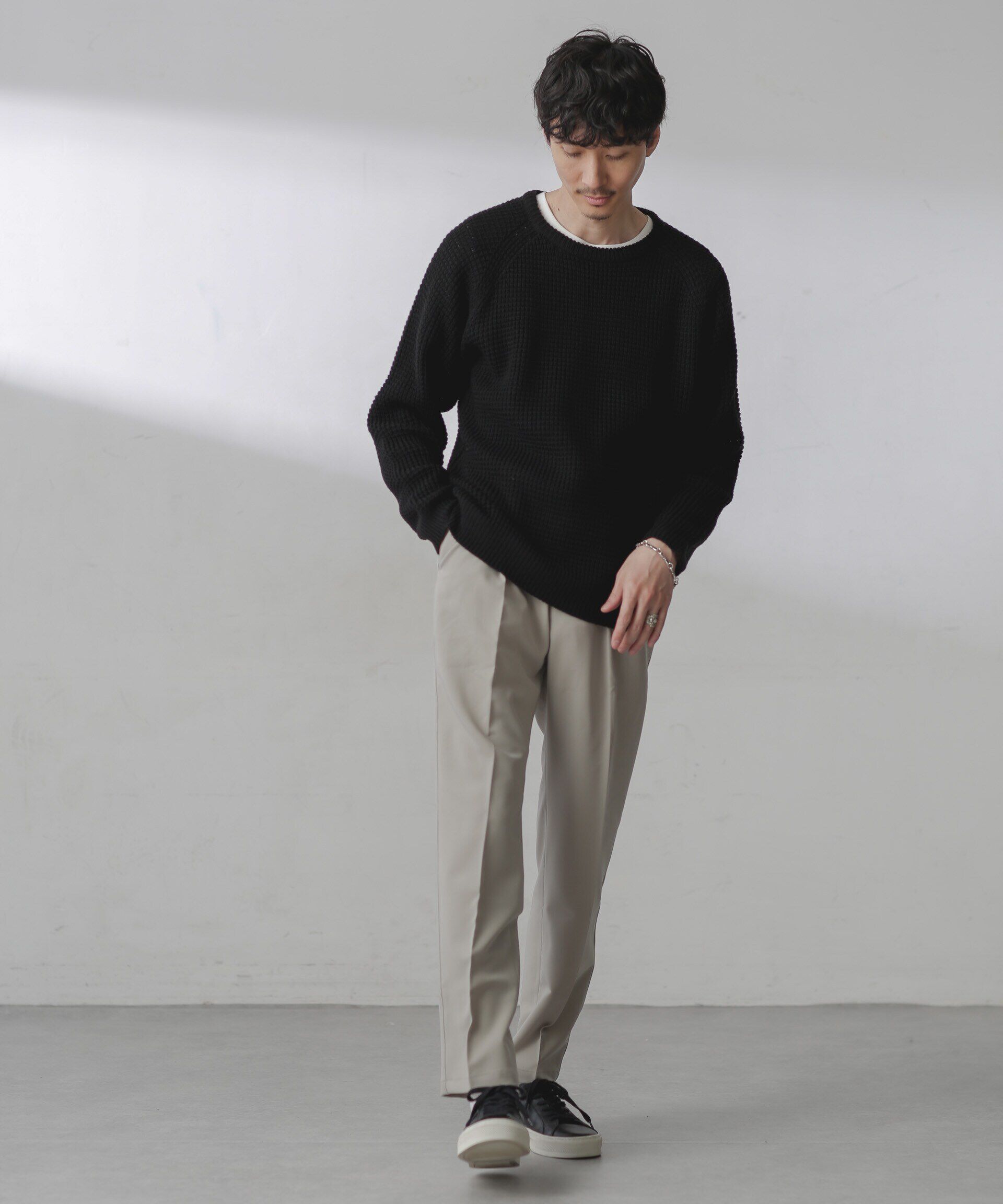 nano･universe「ALWAYS EASY ワンタックスラックス」|スラックス|