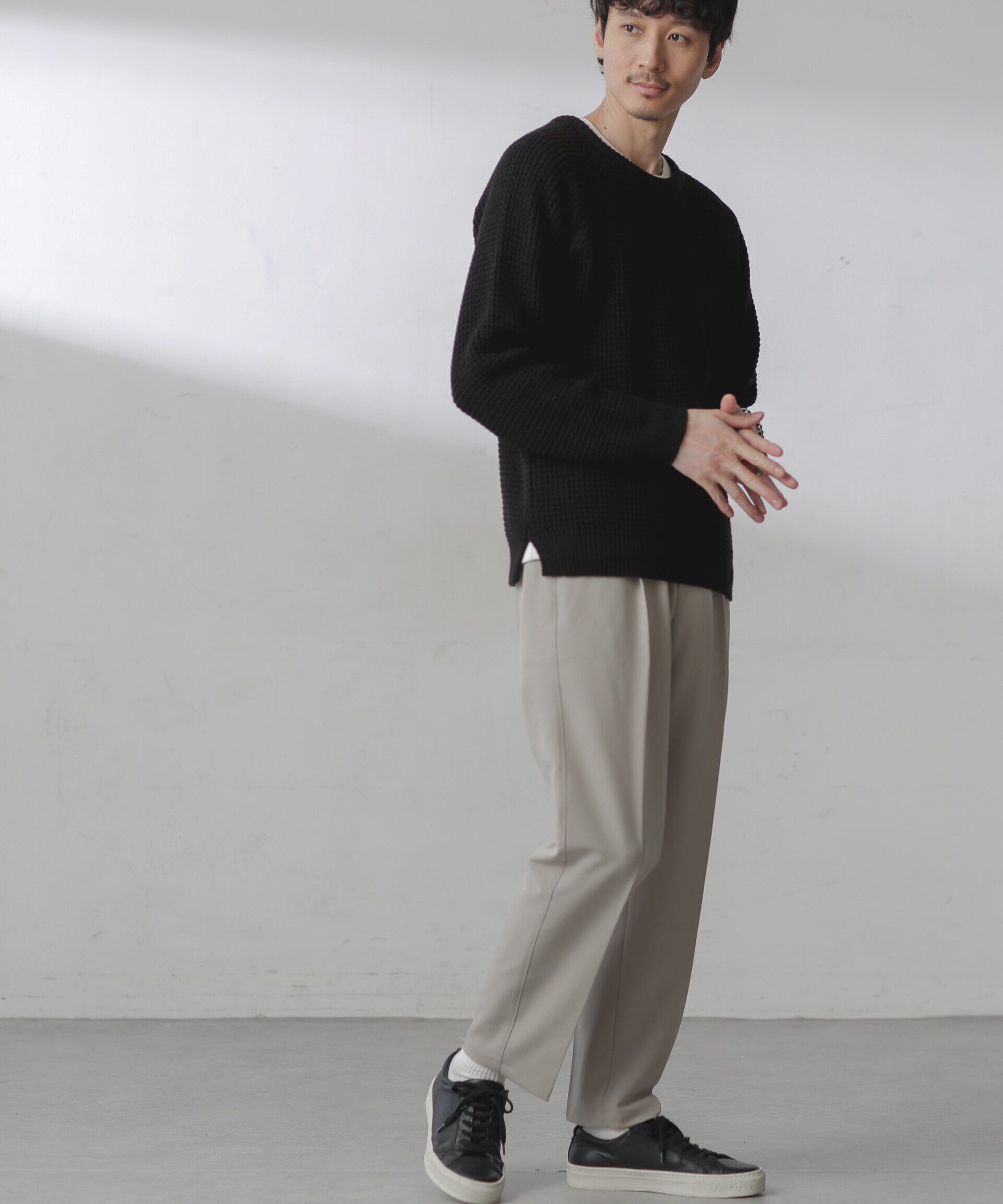 nano･universe「ALWAYS EASY ワンタックスラックス」|スラックス|