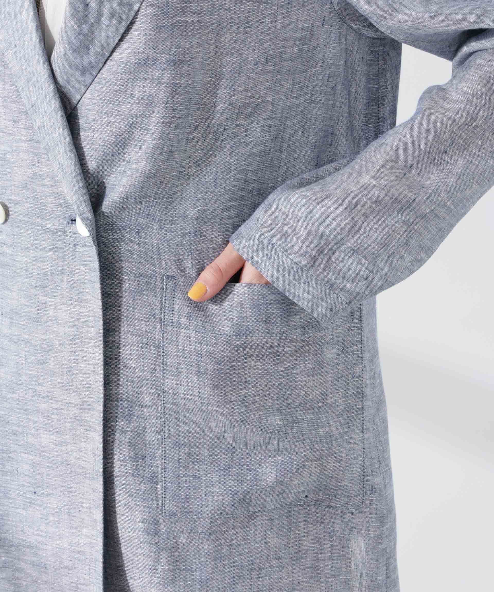 nano･universe「ヨーロピアンフラックス シアージャケット（セットアップ可）」|テーラードジャケット|