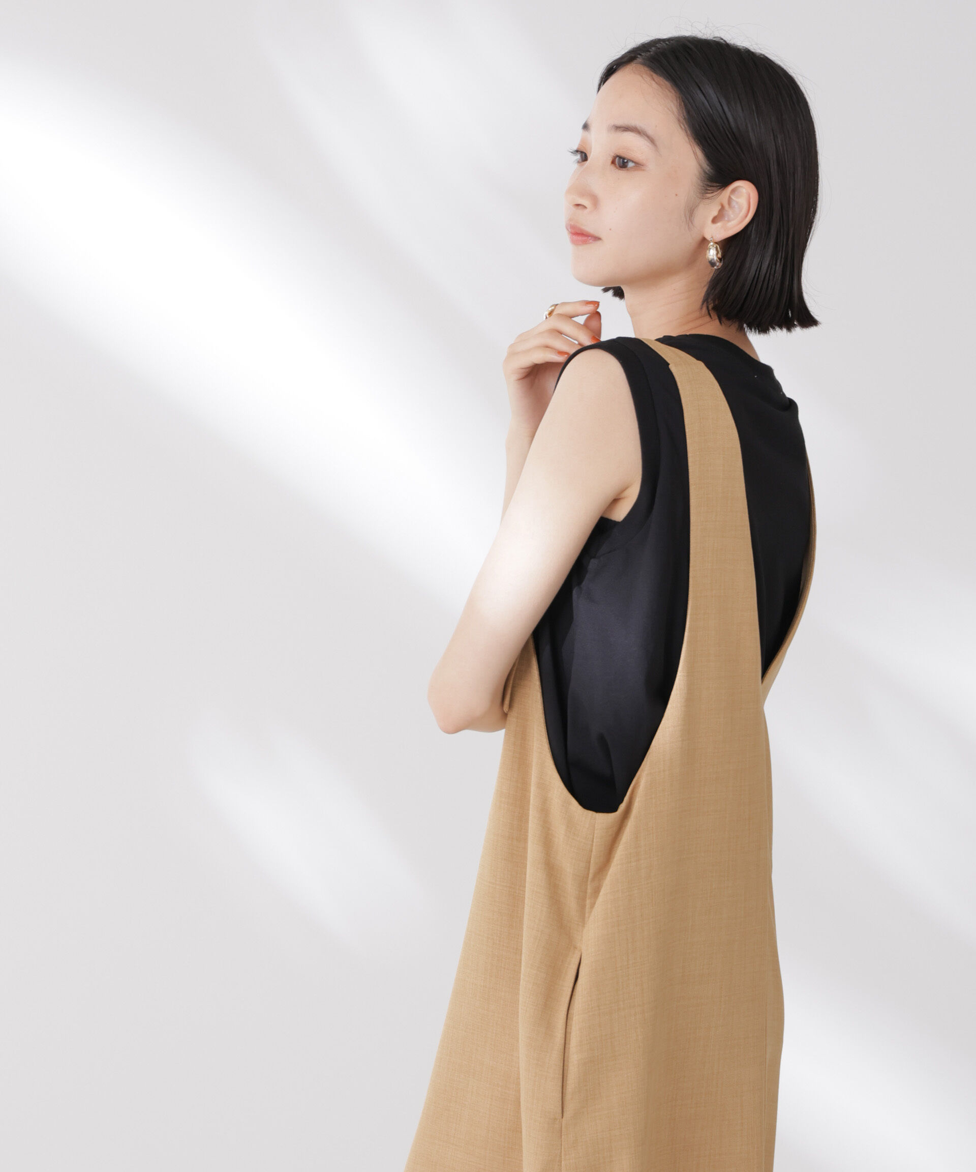 nano･universe「吸水速乾抗菌防臭ノースリーブトップス」|Tシャツ・カットソー|