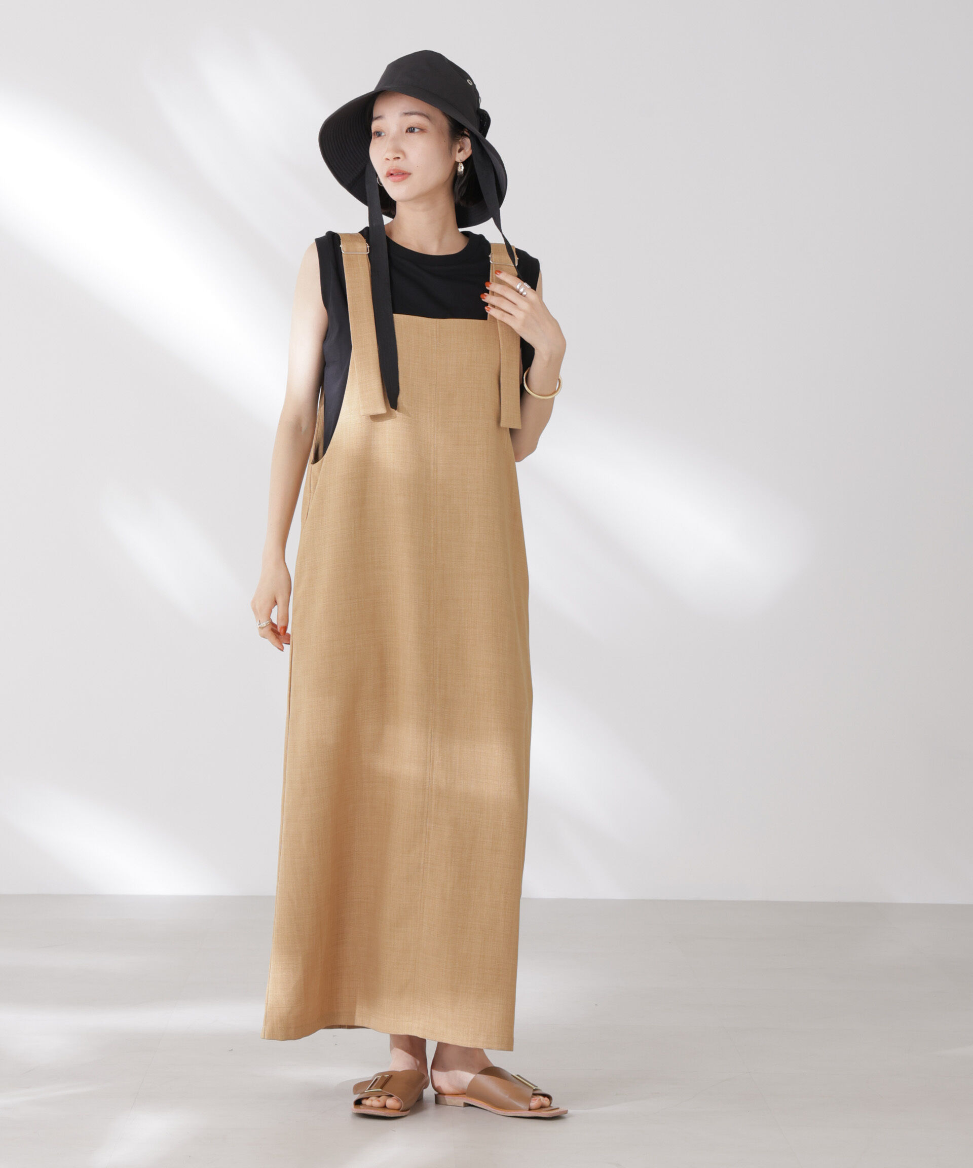 nano･universe「吸水速乾抗菌防臭ノースリーブトップス」|Tシャツ・カットソー|