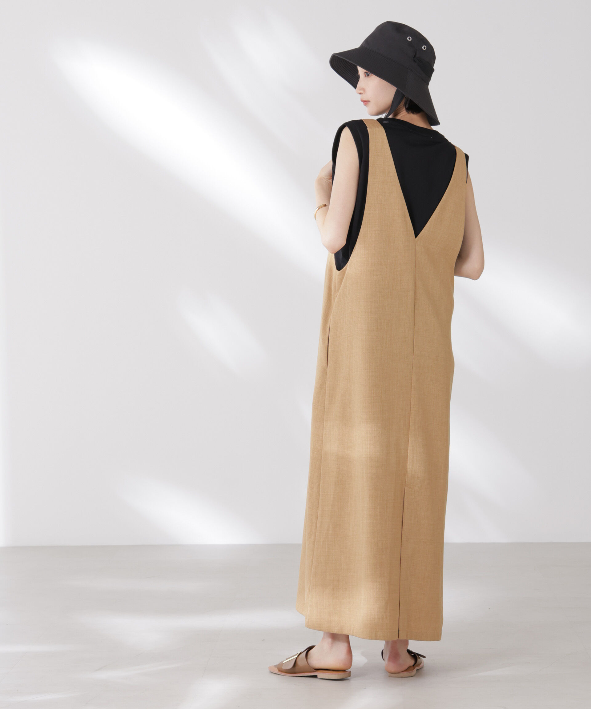 nano･universe「吸水速乾抗菌防臭ノースリーブトップス」|Tシャツ・カットソー|